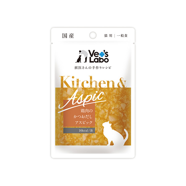 Yahoo! Yahoo!ショッピング(ヤフー ショッピング)ジャパンペットコミュニケーションズ:Kｉtchen & Aspｉc 鶏肉のかつおだしアスピック 40g 4560191497325