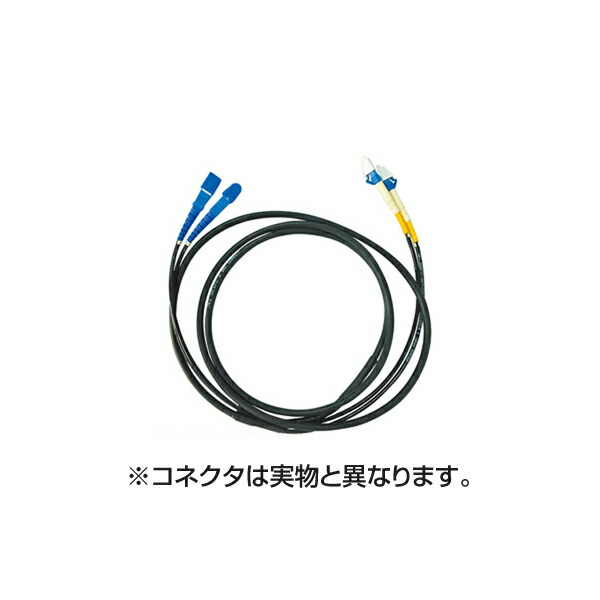 【メーカー直送】サンワサプライ タクティカル光ファイバケーブル HKB-LCLCTA1-50