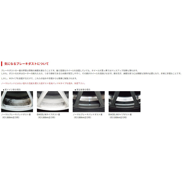 DIXCEL(ディクセル):ディスクパッドM M-2615323 ブレーキパッド ディクセル DIXCEL ブレーキライニング | DIXCEL | 03