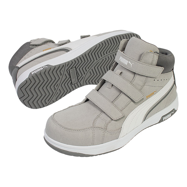 PUMA（プーマ） ヘリテイジ  エアツイスト2.0 ミッド フック＆ループ グレー 25.5cm 63.206.0 | 