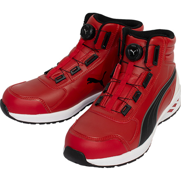 PUMA（プーマ） RIDER 2.0 RED＆BLACK DISC MID レッド＆ブラック 26cm 63.358.0 |  | 01