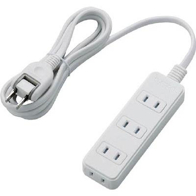 ELECOM（エレコム） ほこりシャッター付き電源タップ T-ST02-22420WH