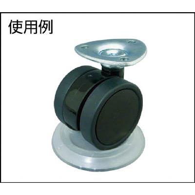 TRUSCO（トラスコ中山） キャスタ-用受け皿 64MM 黒 TUK630-BK |  | 01