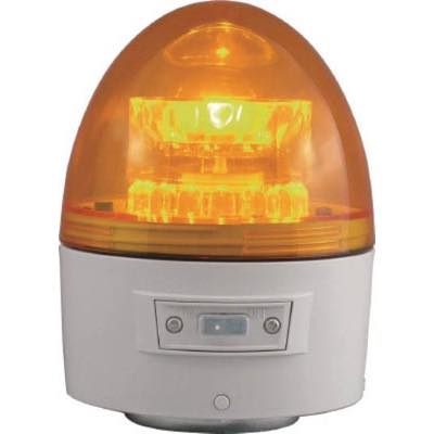 NIKKEI（日惠製作所） ニコカプセル VL11B型 LED回転灯 118パイ 黄 VL11B-003AY
