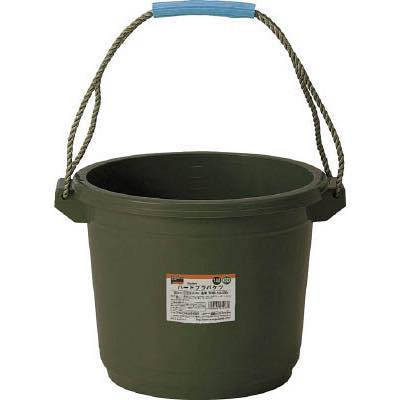 土木作業・大工用品 土木バケツ・プラ舟 TRUSCO ハードプラバケツ 14L OD色 (THB-14-OD)