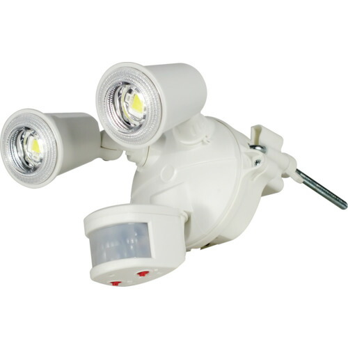 日動工業 LEDセンサーライト クラブアイ 20W（10W×2灯） 1800Lm SLS-CE20W-2P