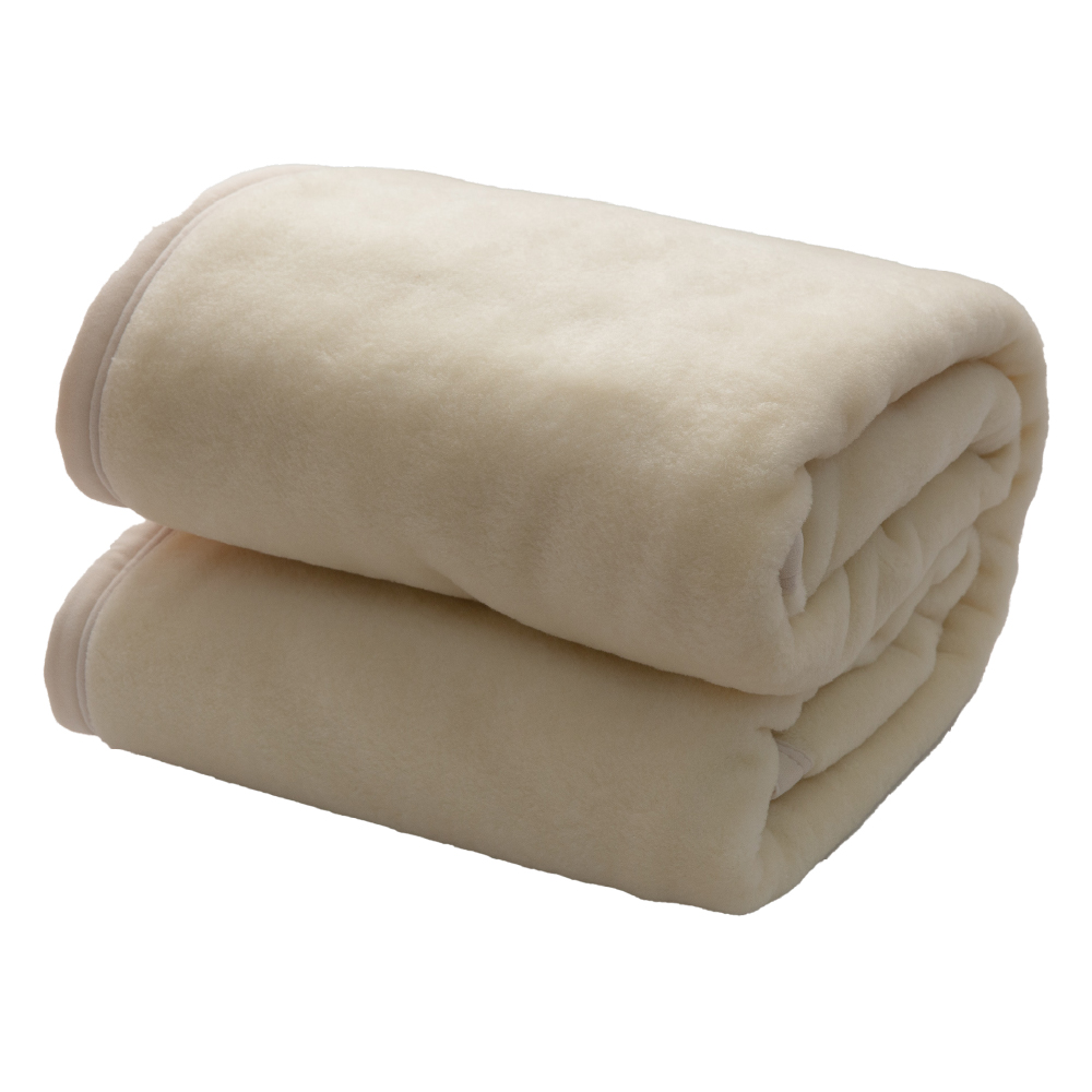 ニッケ毛布 カシミヤ入り ウール100% 140×200 cm　日本毛織株式会社 ニッケ毛布 ウール100% 140×200 難あり 日本毛織株式会社【限定