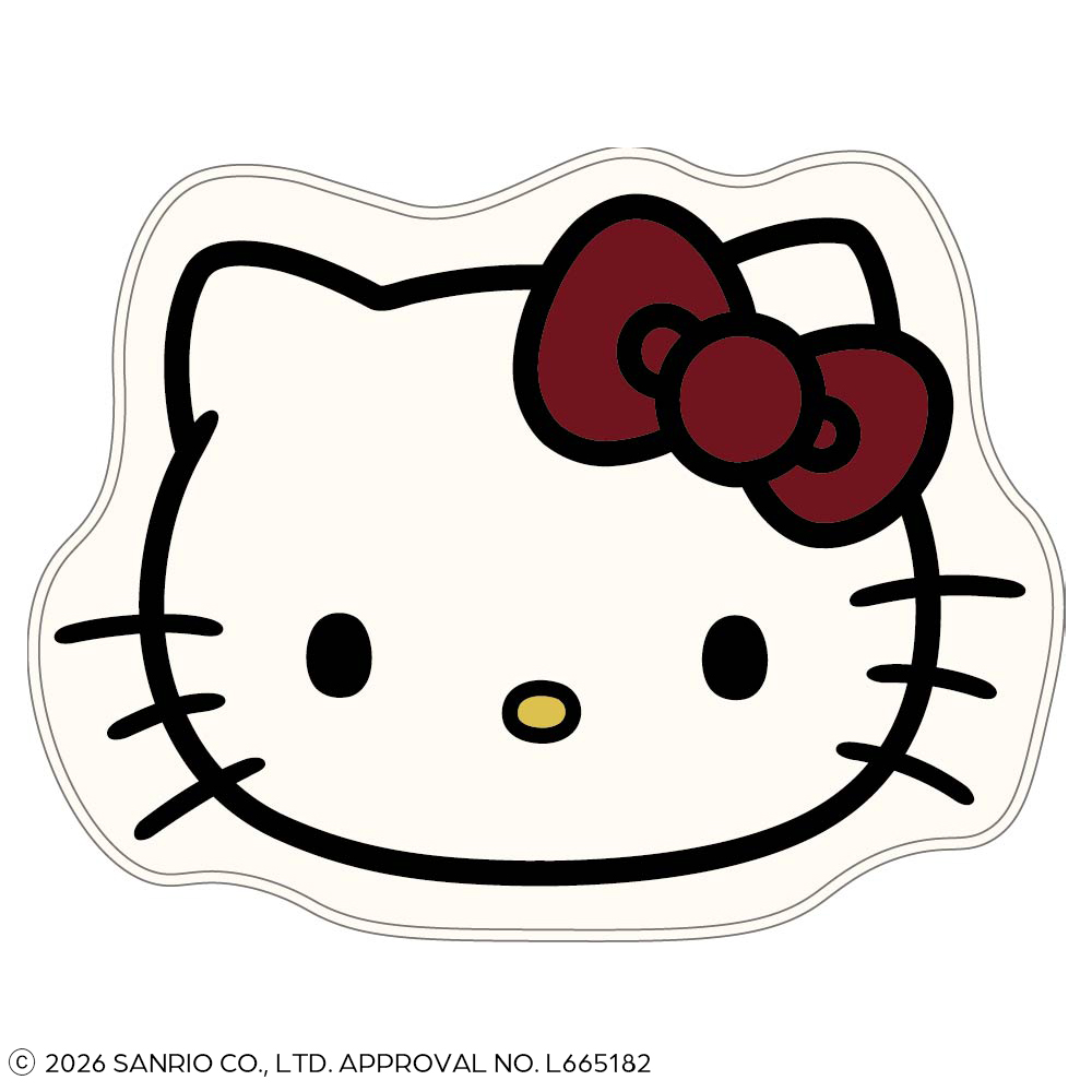 sanrio（サンリオ） ハローキティ ダイカットラグ ラグ ポリエステル