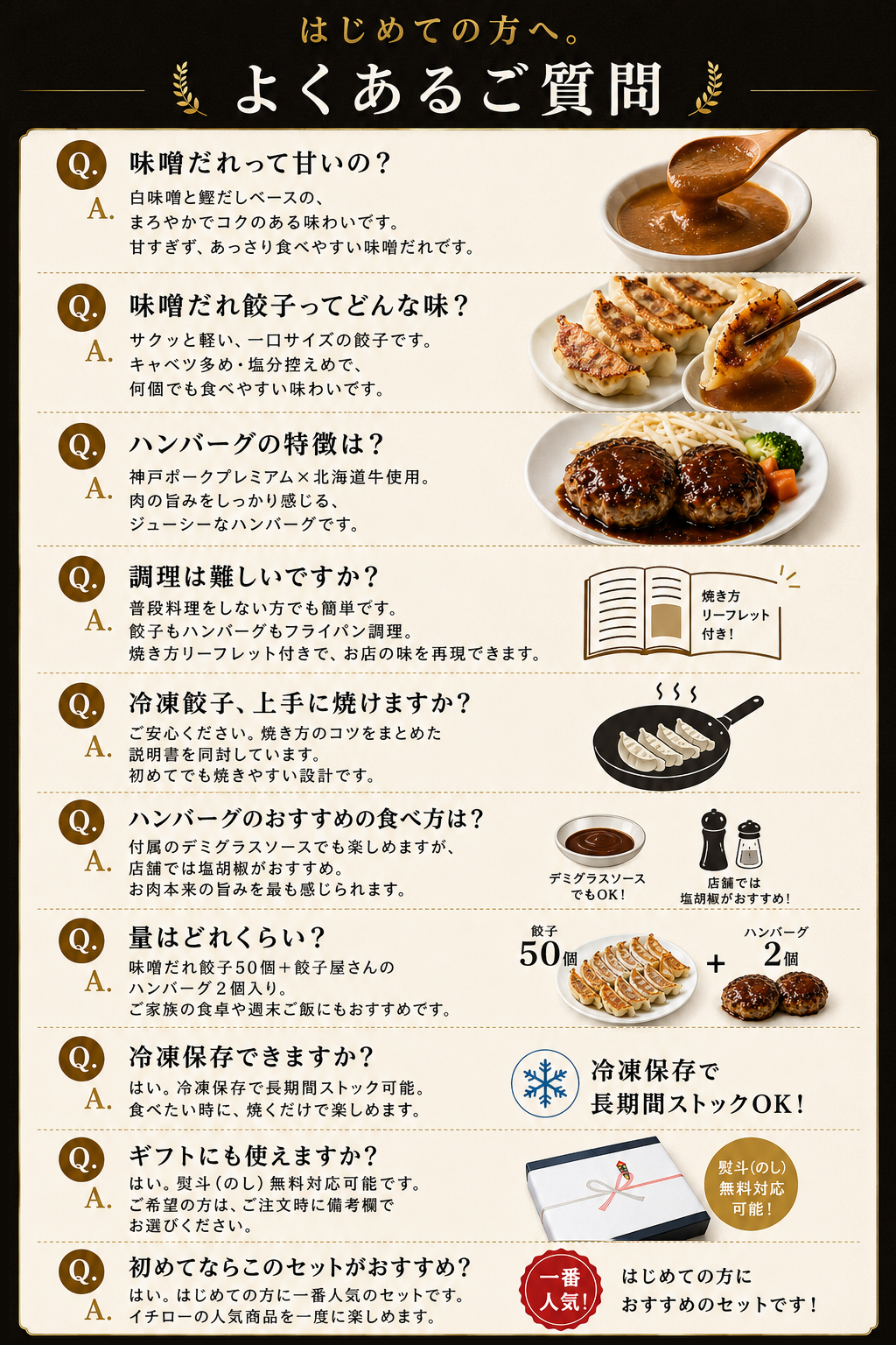 餃子専門店イチローの味噌だれ餃子&餃子屋さんのハンバーグ_10