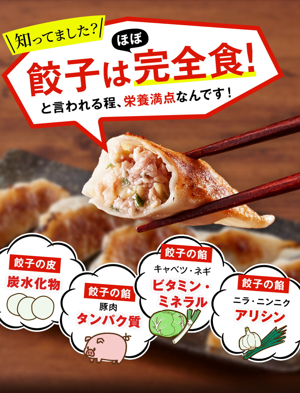 餃子は完全食