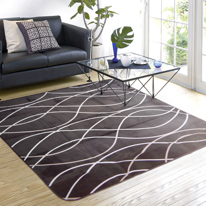 ラグ ラグマット 広幅 3畳 200x240cm 洗える ホットカーペット対応