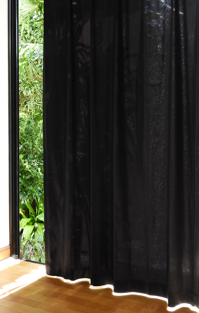 カーテン レース 150×223cm 2枚組 レースカーテン 二重レース ほぼ透け