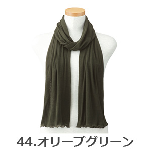 全25色 やわらか ストール 綿100％ 大判 無地 天使の綿シフォン ソフト