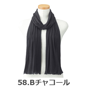 2025年 秋冬 全25色 やわらか ストール 綿100％ 大判 無地 天使の綿