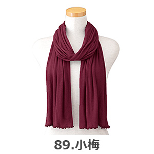 天使の綿シフォンシンプルストール黒とワイン系色 新色 3色ストール 秋冬 春夏 レイヤード ストール 天使の綿