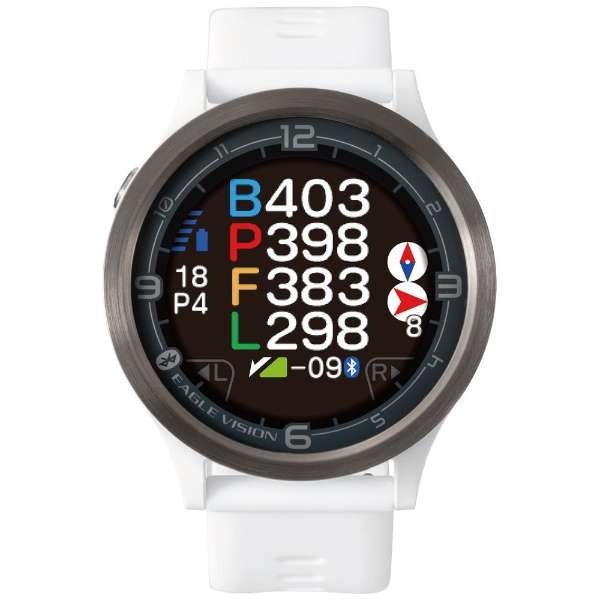 【3/8発売】EAGLE VISION watch ACE PRO 朝日ゴルフ用品 イーグルビジョン ウォッチ エース プロ GPSゴルフナビ  EV-337BK EV337WH