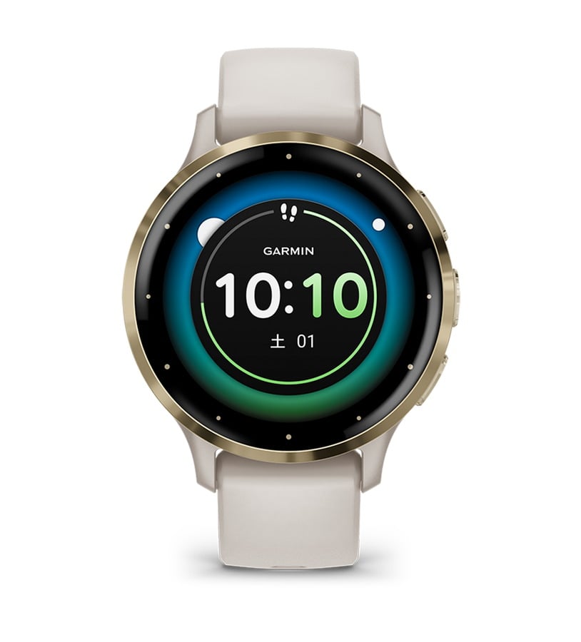 GARMIN（ガーミン） Venu 3S Ivory / Cream Gold GARMIN 第5世代光学式