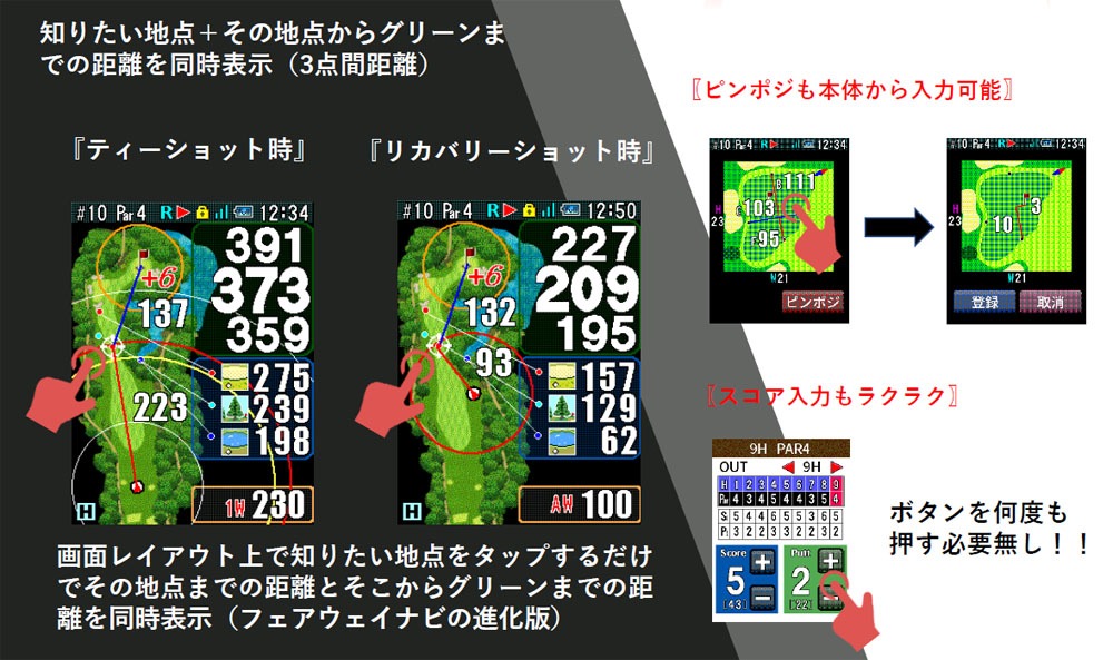 ShotNavi（ショットナビ） Shot Navi Granz White グランツ ホワイト