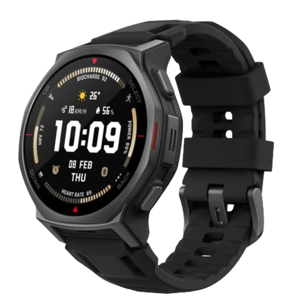 液晶保護フィルム付 Amazfit T-Rex 3 Pro 44mm スマートウォッチ 登山 ヤマレコ ヤマップ アウトドア iPhone Android対応 GPS 健康管理 国内正規品 1年保証の画像