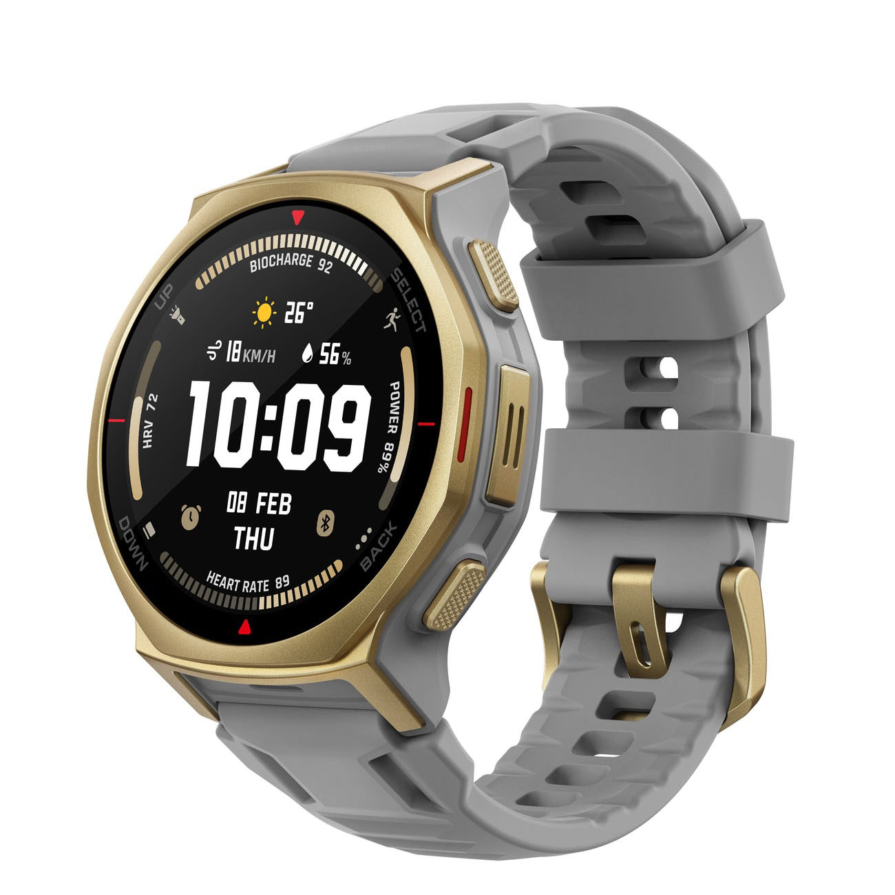 液晶保護フィルム付 Amazfit T-Rex 3 Pro 44mm スマートウォッチ 登山 ヤマレコ ヤマップ アウトドア iPhone Android対応 GPS 健康管理 国内正規品 1年保証の画像
