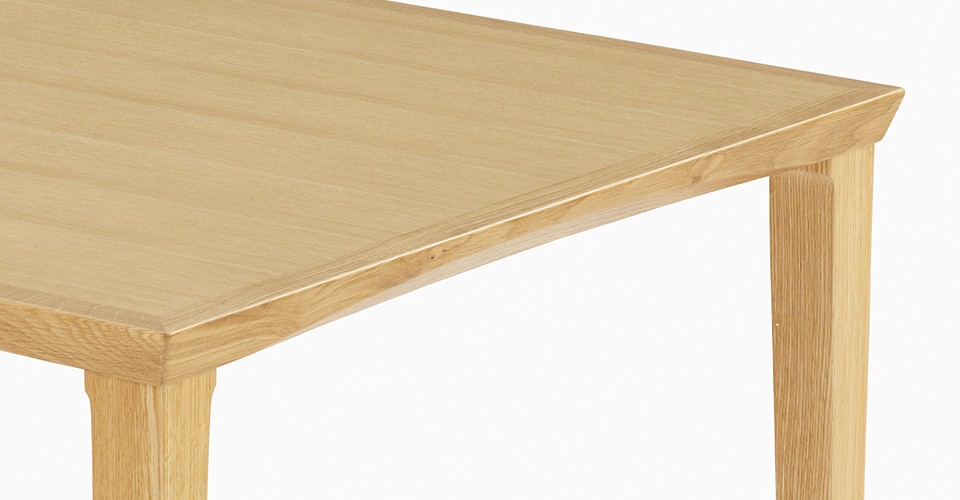 大塚家具 秋田木工 ダイニングテーブル N-T005(幅180cm) ナラ材 大塚家具 秋田木工 ダイニングテーブル N-T005(幅180cm) ナラ材