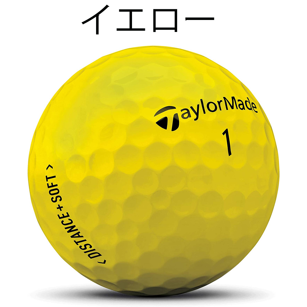 ゴルフボール 1ダース TaylorMade テーラーメイド DISTANCE ゴルフ ボール Distance Soft ディスタンス ソフト