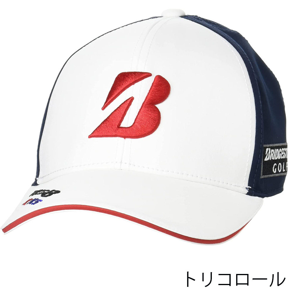 ゴルフキャップ ゴルフ 帽子 メンズ レディース ブリヂストン BRIDGESTONE キャップ おしゃれ ブラック ホワイト 黒 白 CPG211  フリーサイズ