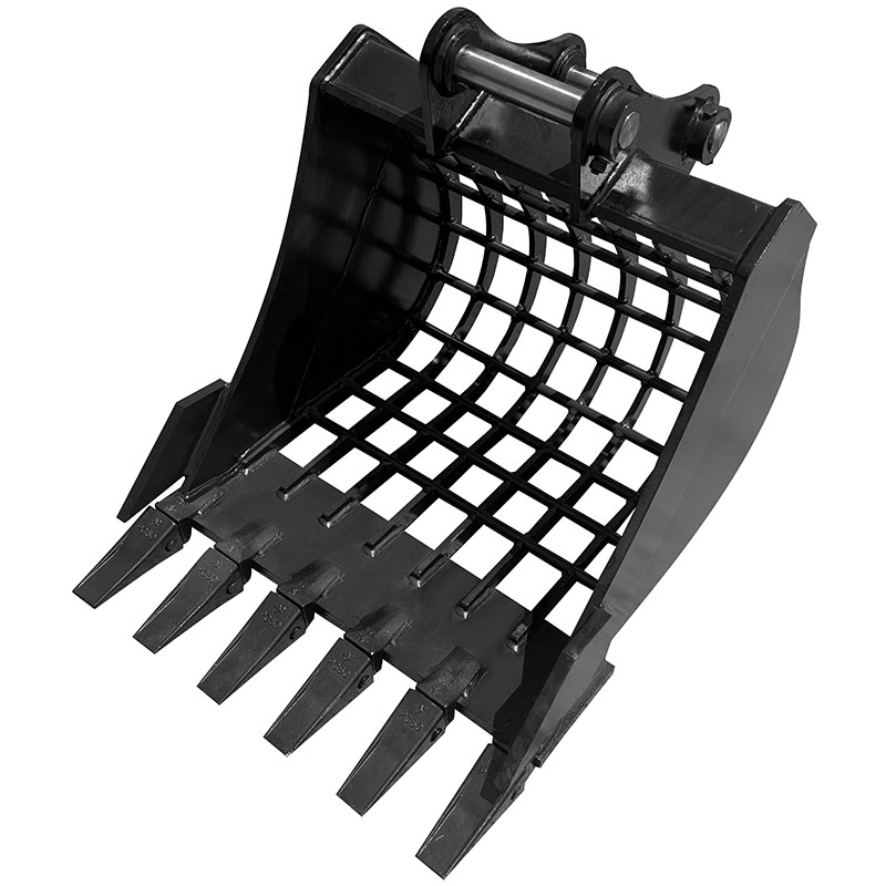 スケルトンバケット ピン径45mm 網目80×80 油圧ショベル バックホウ