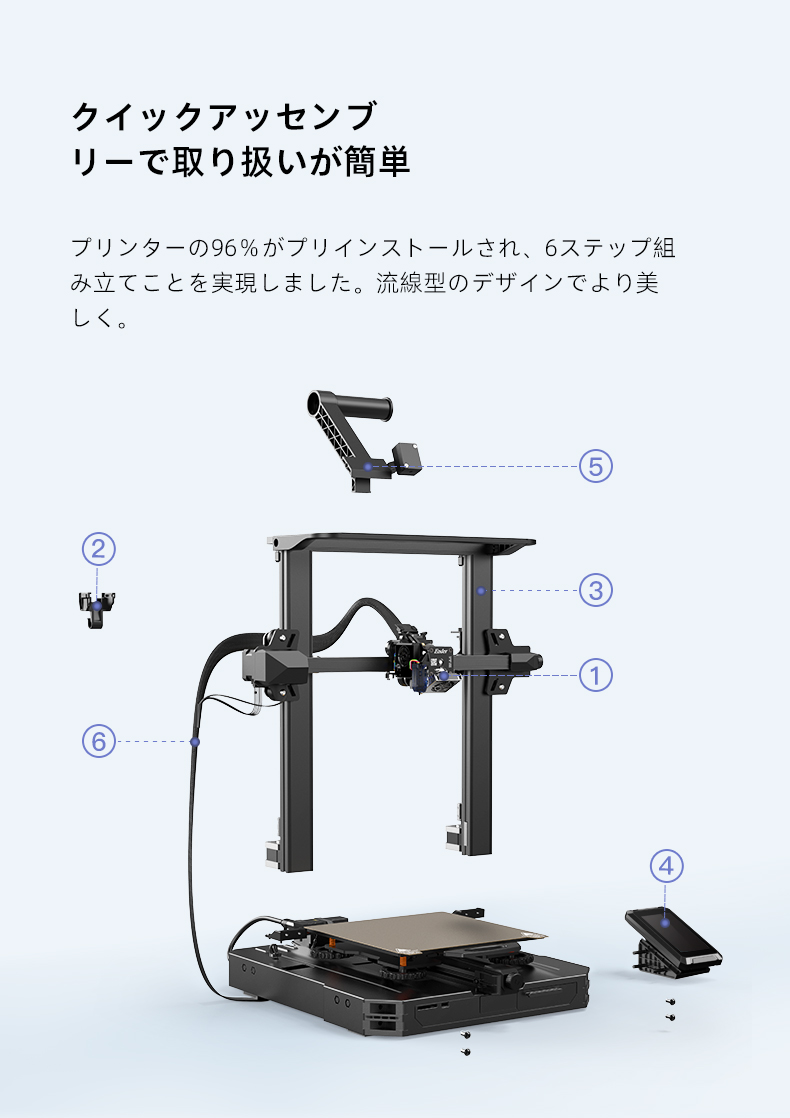 3Dプリンタender-3s1pro