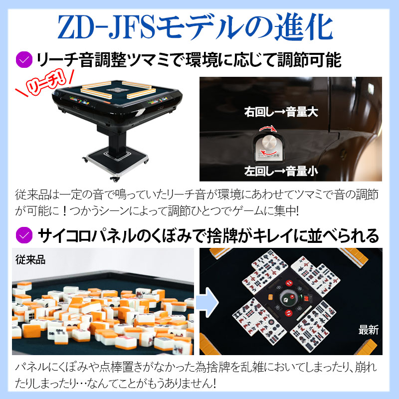 Newモデル,全自動麻雀卓,点数表示,コンパクト面