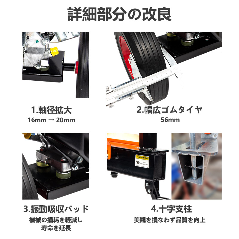 15t　エンジン薪割り機 楽天市場】薪割り機 ホンダ エンジン GLS15PRO 油圧式 15トン サイクル
