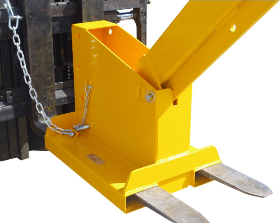 フォークリフト用吊りフック 最大荷重4.7トン 角度調整・伸縮自在