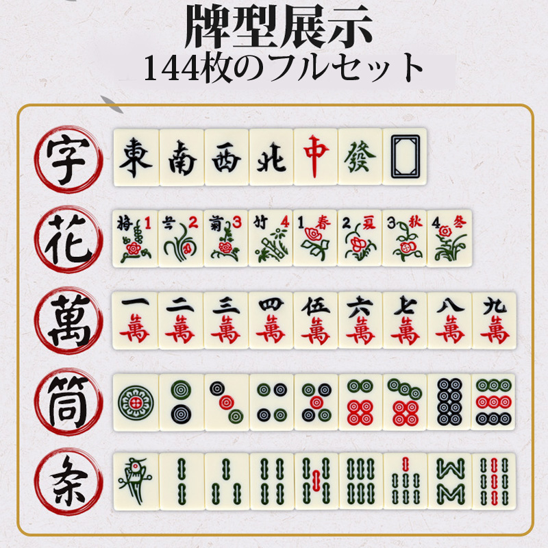 Amazon.co.jp: Tomiki マージャン牌 麻雀牌 麻雀セット 携帯便利