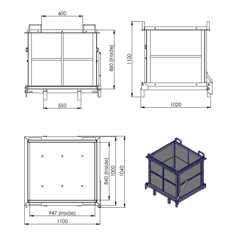 フォークリフトアタッチメントwds110,wds160