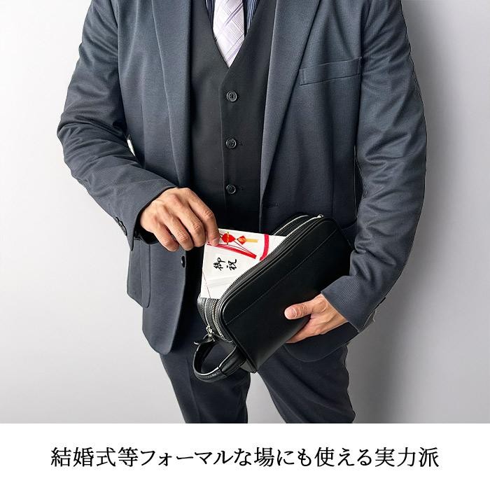セカンドバッグ クラッチバッグ 【KBN25967】メンズ 牛革 ソフトレザー