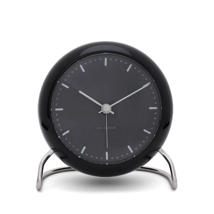 【美品】ARNE JACOBSEN アルネヤコブセン 置時計 シティーホール アルネ・ヤコブセン TableClock CITY HALL ストーンブルー