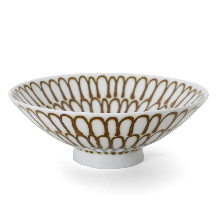 白山陶器 平茶わん 15cm プレゼント ギフト お茶碗 小鉢 ボウル 日本製