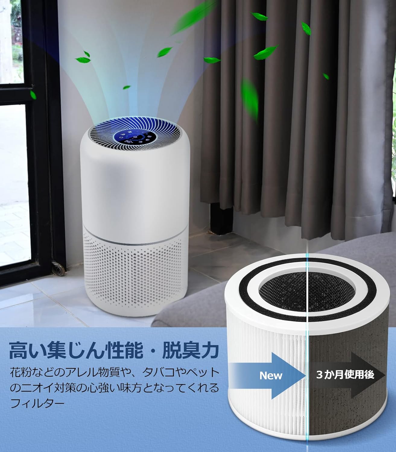 Levoit 空気清浄機 フィルター Core 300/Core 300S/Core P350 交換