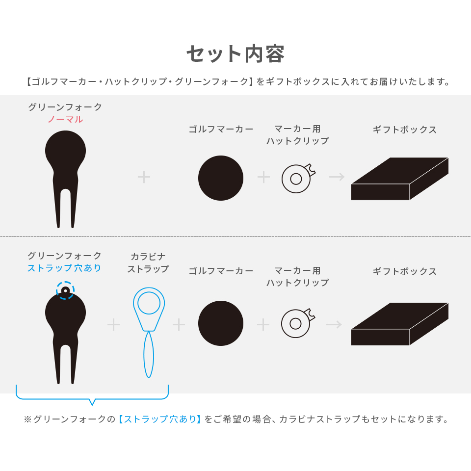 ゴルフ マーカー 名入れ プレゼント 高級 グリーンフォーク おしゃれ ボールマーカー (MARCAM ギフトセット マーカー フォーク1個セット)(gfgi13031) 関連画像5