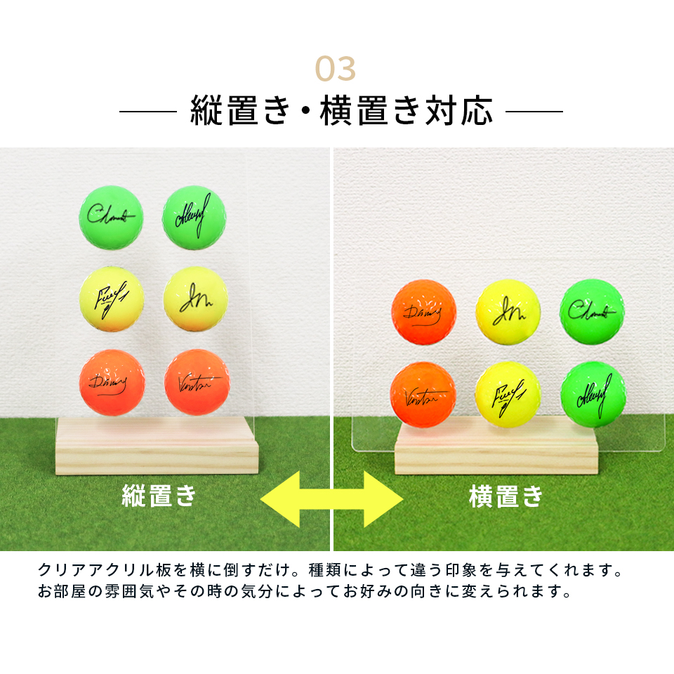 ゴルフボールスタンド おしゃれに飾れる ボールスタンド サインボール 飾る プレゼント 父の日 コンペ 景品 高級 マーカム ゴルフグッズ (golfgoods02) | MARCAM | 06