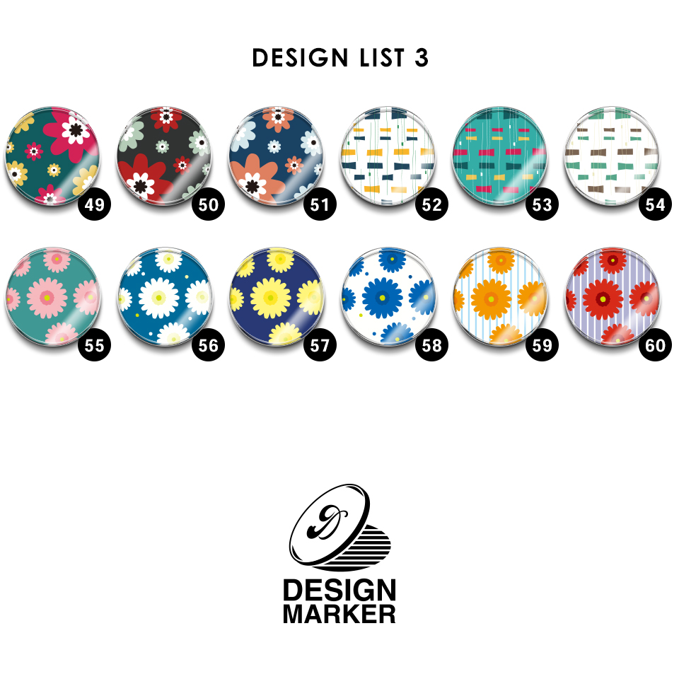 ゴルフ マーカー 名入れ マグネット ボールマーカー おしゃれ プレゼント コンペ 景品  柄 デザイン (golfmarker01) | MARCAM | 13