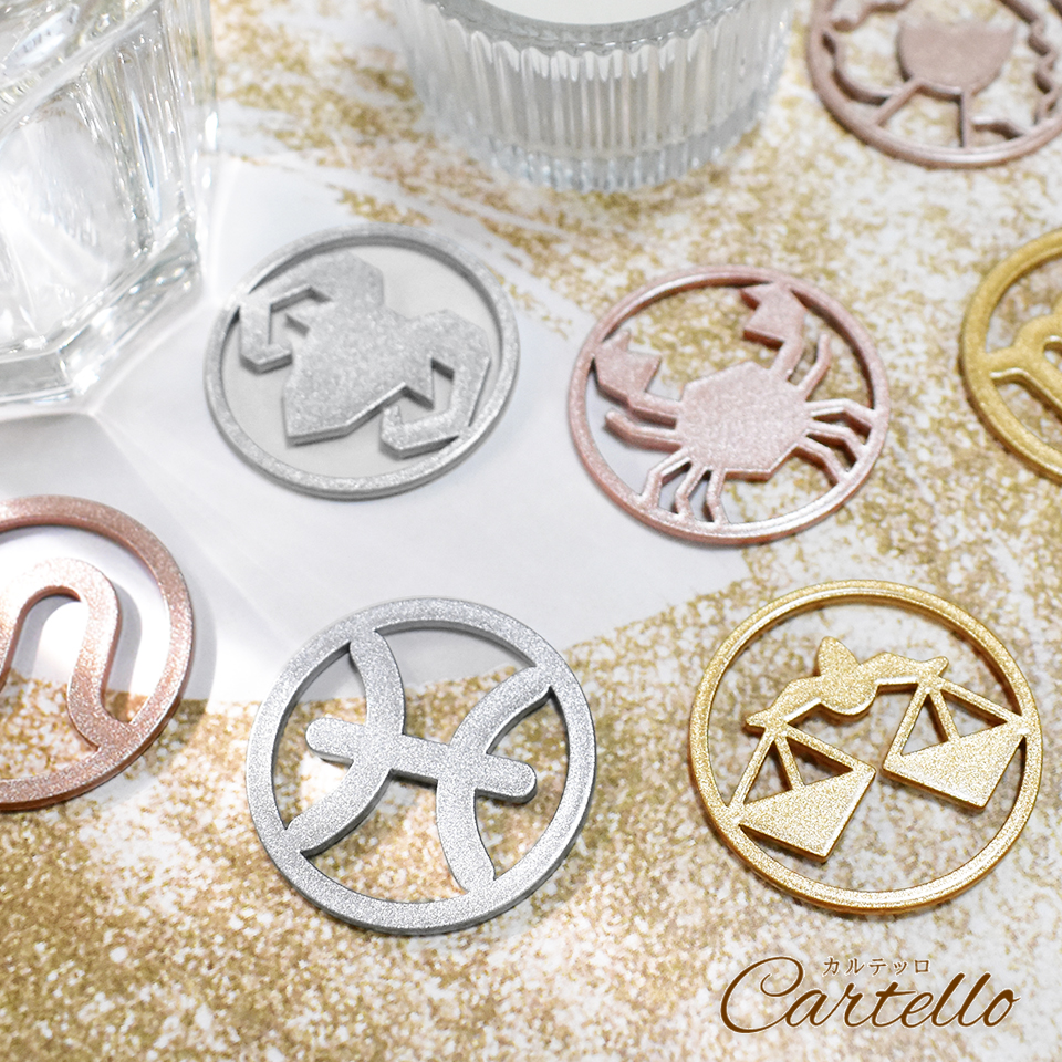 ゴルフ マーカー 名入れ マグネット ボールマーカー おしゃれ コイン メタリック プレゼント 景品 MARCAM CARTELLO(golfmarker16) | MARCAM | 05