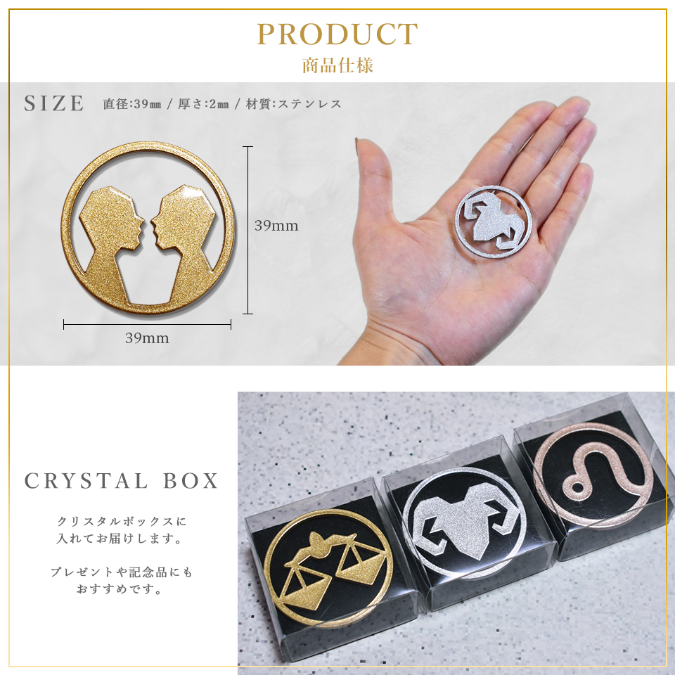 ゴルフ マーカー 名入れ マグネット ボールマーカー おしゃれ コイン メタリック プレゼント 景品 MARCAM CARTELLO(golfmarker16) | MARCAM | 06