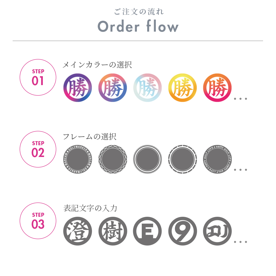 ゴルフ マーカー 名入れ マグネット ボールマーカー  大きい おしゃれ かっこいい かわいい アクリル プレゼント コンペ MARCAM aurora(golfmarker40) | MARCAM | 04