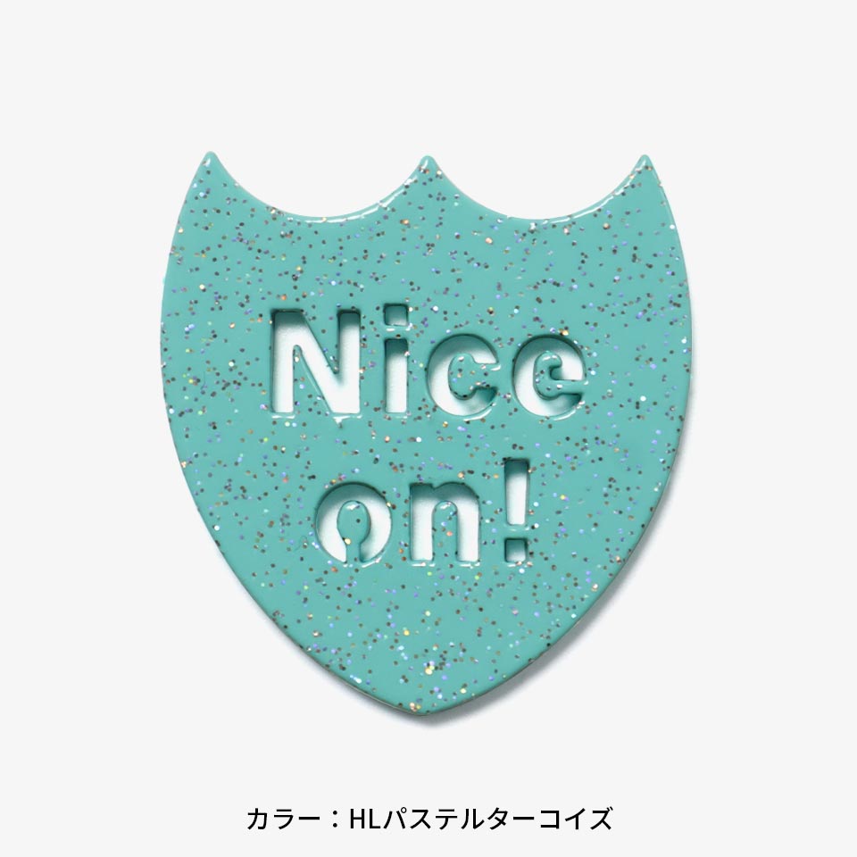 ゴルフ マーカー 名入れ マグネットボールマーカー  蛍光 大きい ラメ おしゃれ レディース オリジナル 1個 還暦 名前 MARCAM Sparkle(golfmarker46) | MARCAM | 13