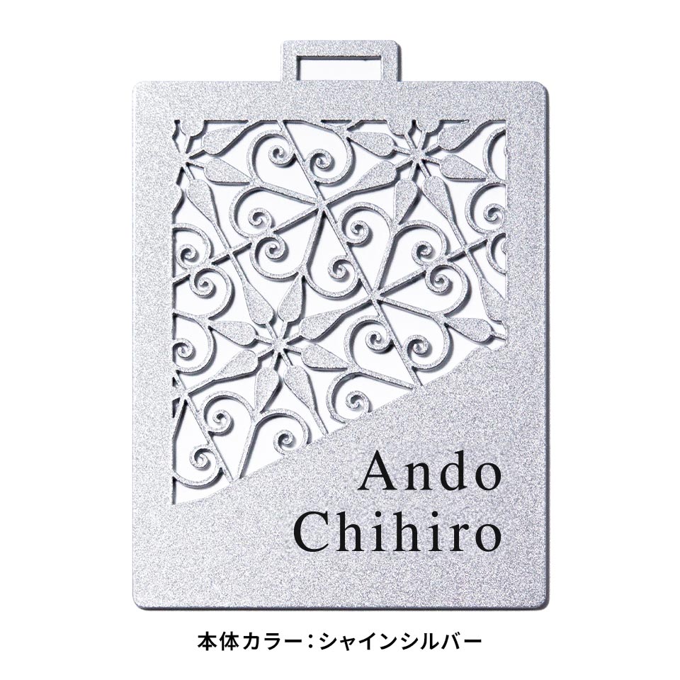 ゴルフ ネームプレート 高級 金属 名札 ゴールド 名入れ バンド ネームタグ ステンレス 作成 旅行 マーカム MARCAM NOTA (nametag04) | MARCAM | 17