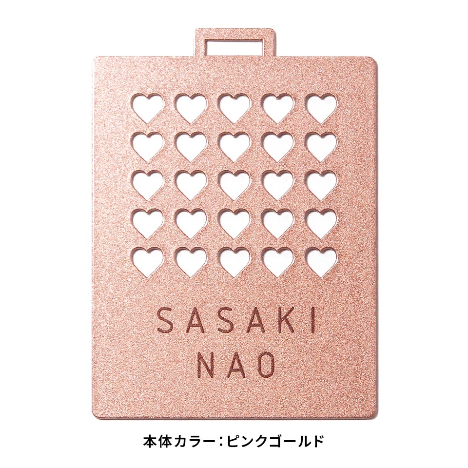 MARCAM ゴルフ ネームプレート 高級 金属 名札 ゴールド 名入れ