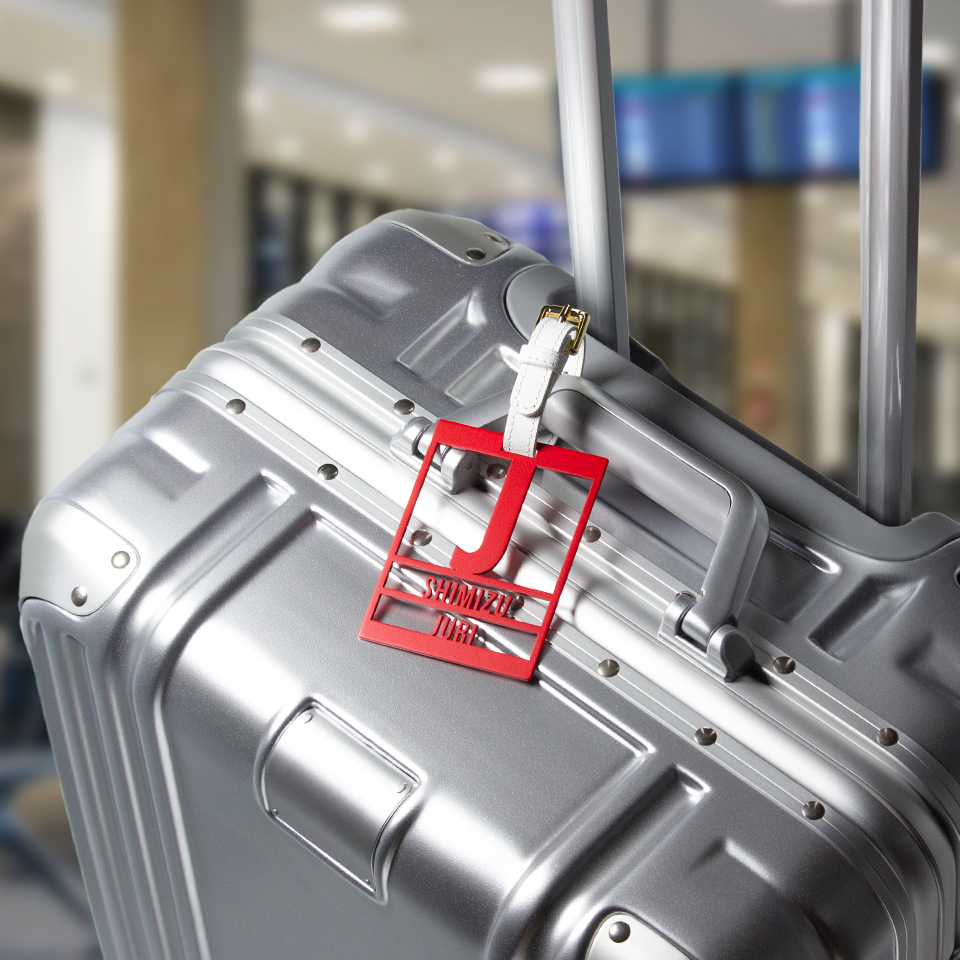 ネームタグ ゴルフ 名入れ おしゃれ スーツケース 旅行 オーダー ネームプレート 名札 ステンレス ゴールド シルバー 刻印 マーカム MARCAM FORTE (nametag05) | MARCAM | 35