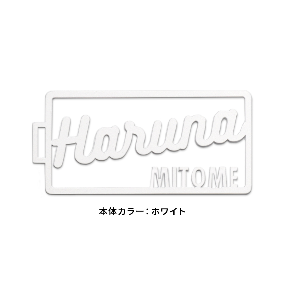 ネームタグ ゴルフ 名入れ おしゃれ 刻印 スーツケース ネームプレート 名札 ステンレス 旅行 オーダー マーカム MARCAM cadre(nametag06) | MARCAM | 02