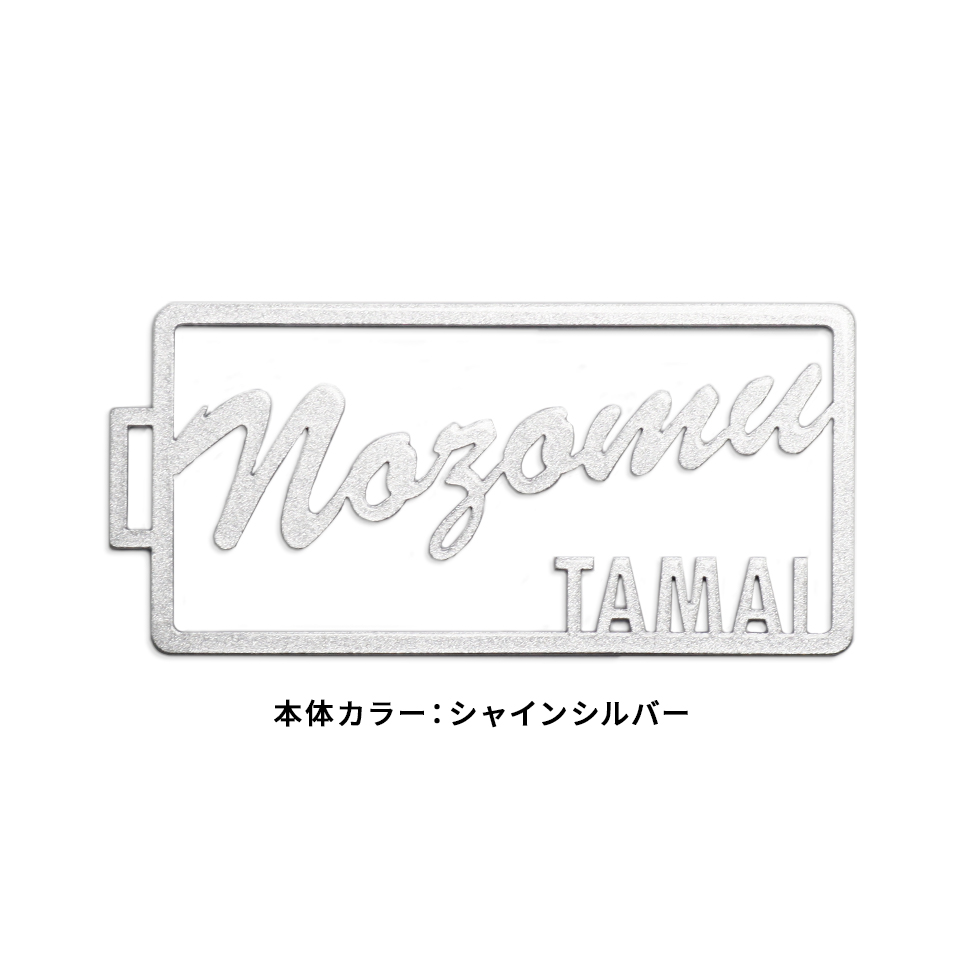 ネームタグ ゴルフ 名入れ おしゃれ 刻印 スーツケース ネームプレート 名札 ステンレス 旅行 オーダー マーカム MARCAM cadre(nametag06) | MARCAM | 17